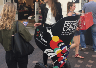 Street Marketing Segway Festival d'Anjou - Andégave Communication